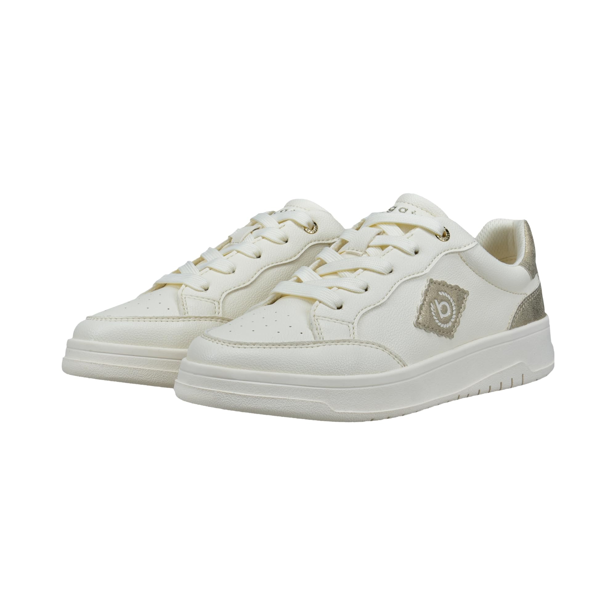 bugatti Women's Trainers 435AQG195050-2190, 39, Off-White/Metalics