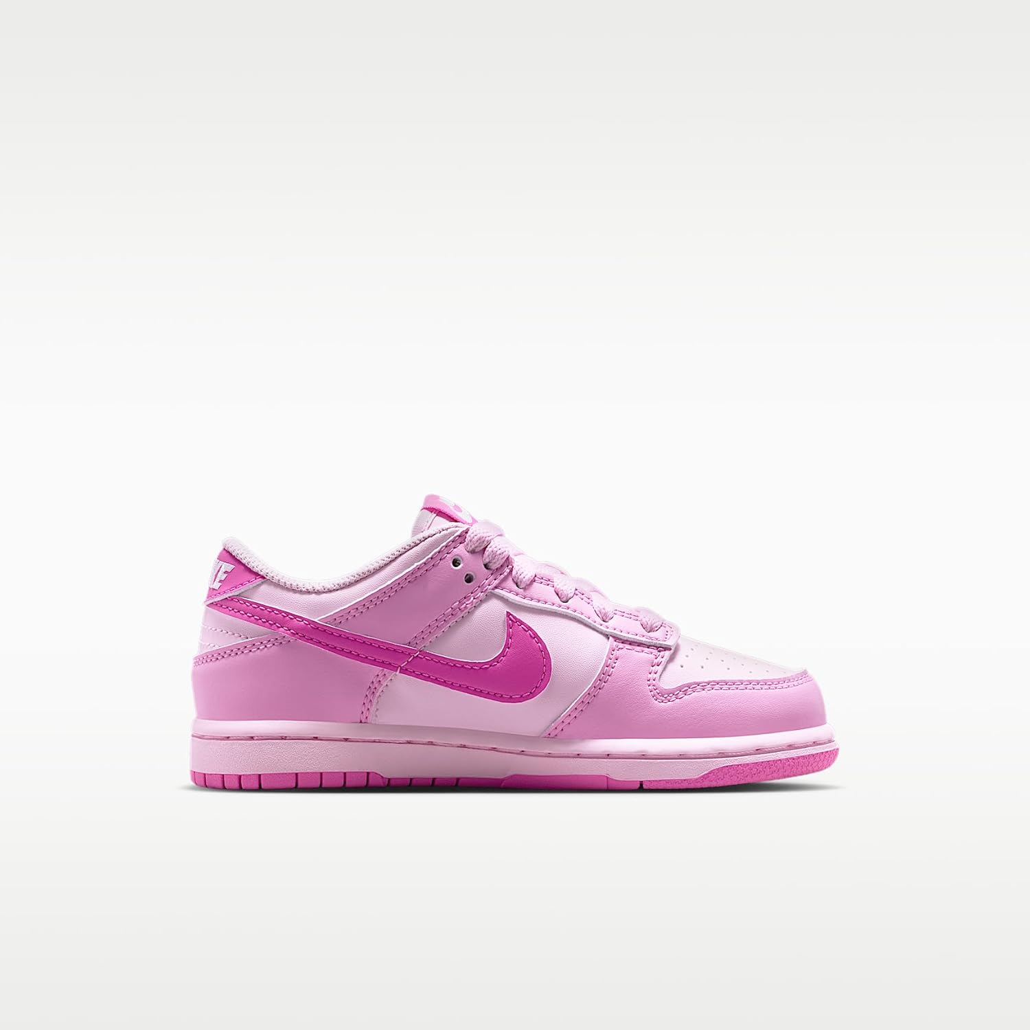 Nike Dunk Low Little Kids' Shoes (Pink Rise/Pink Foam/White/Playful Pink)