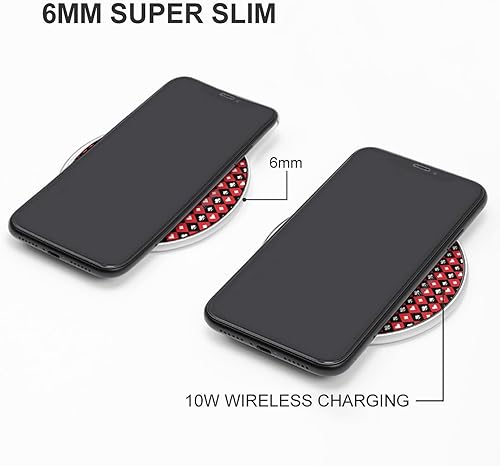 Miniatura 3 de Hearts Clubs Diamonds Spades Wireless Charger Pad 10W Fast Charging Pad Compatible with iPhone 15 14 13 12 Series Samsung Galaxy Series