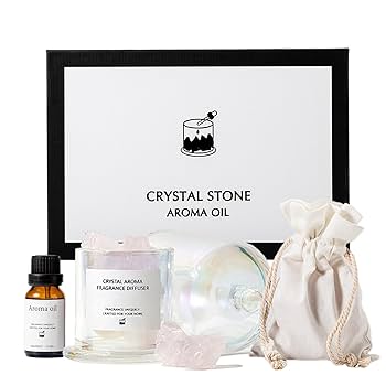 アロマストーンローズ＆アロマワックスホワイトデーセット Amazon | Kahuro アロマストーン セット【天然石 400g+アロマ