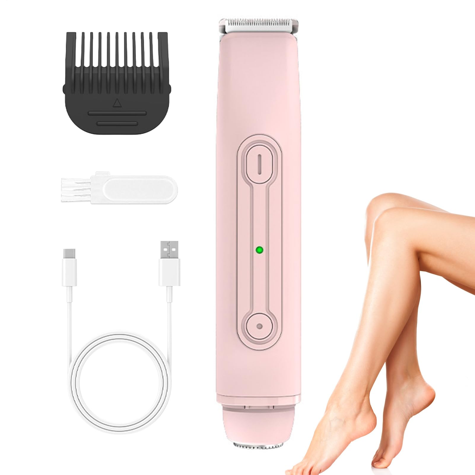 Rifinitore Bikini Per Donna Trimmer per il Corpo Ricaricabile a Doppia