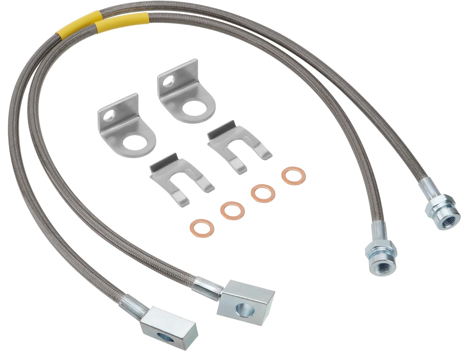 Amazon.com: Racewill Front Brake Line 89702, Stainless Steel