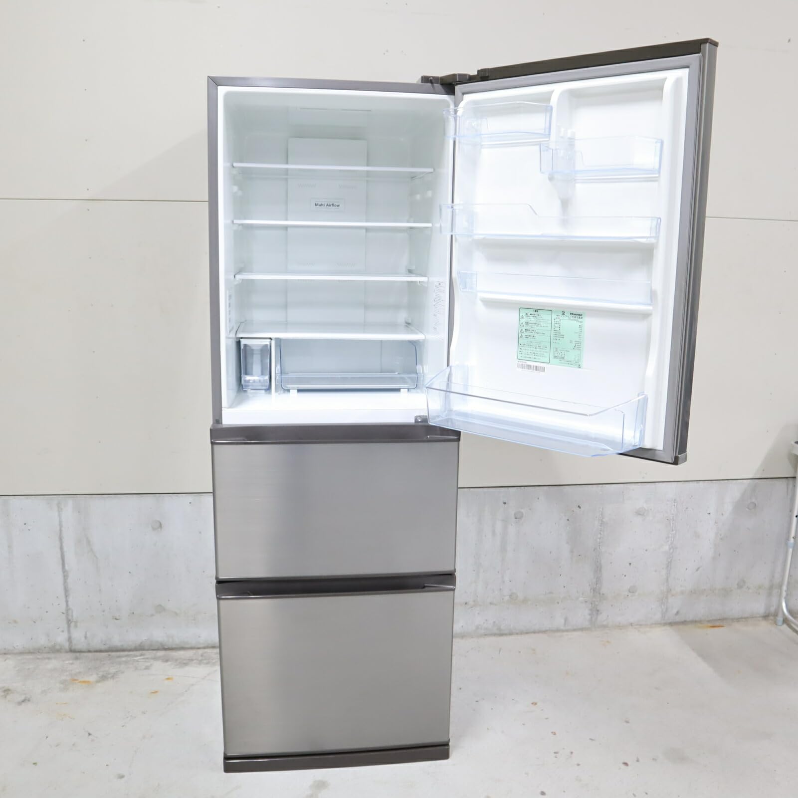 Amazon.co.jp: Hisense HR-D3601S 3-Door Refrigerator, Width 23.6