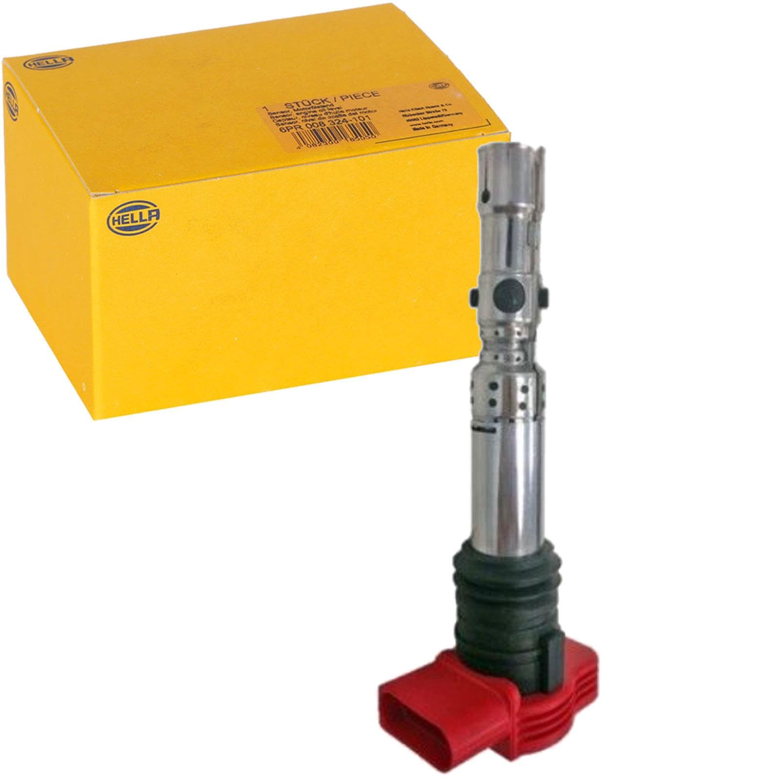 HELLA 5DA 193 175-701 Ignition Coil - 12V - 4-pin connector - Flush-Fitting Pencil Ignition Coils - Plugged