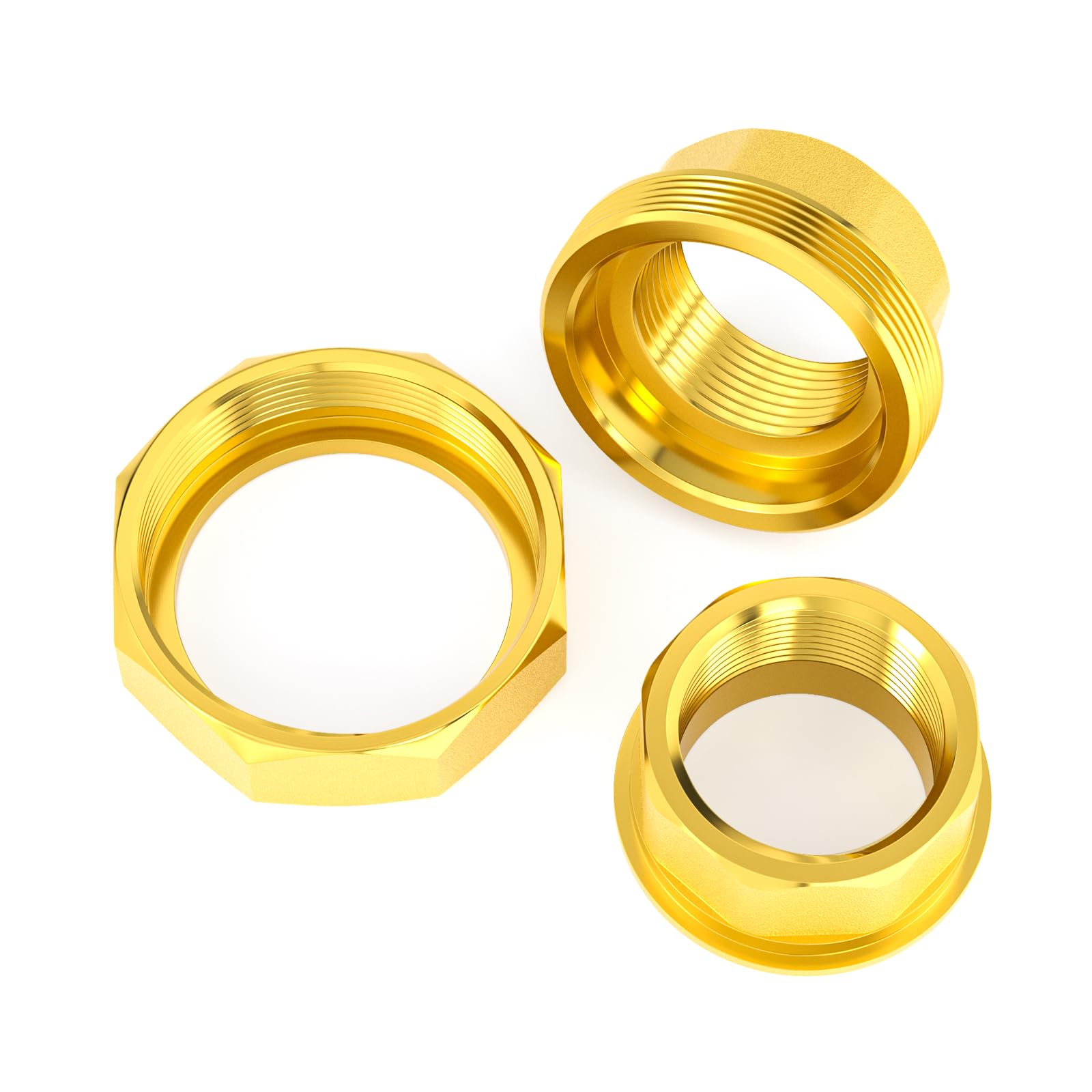 Gasher 1 pieces laiton Pipe Fitting, raccord union laiton 1" femelle Pipe Fitting, pour connecter et rallonger