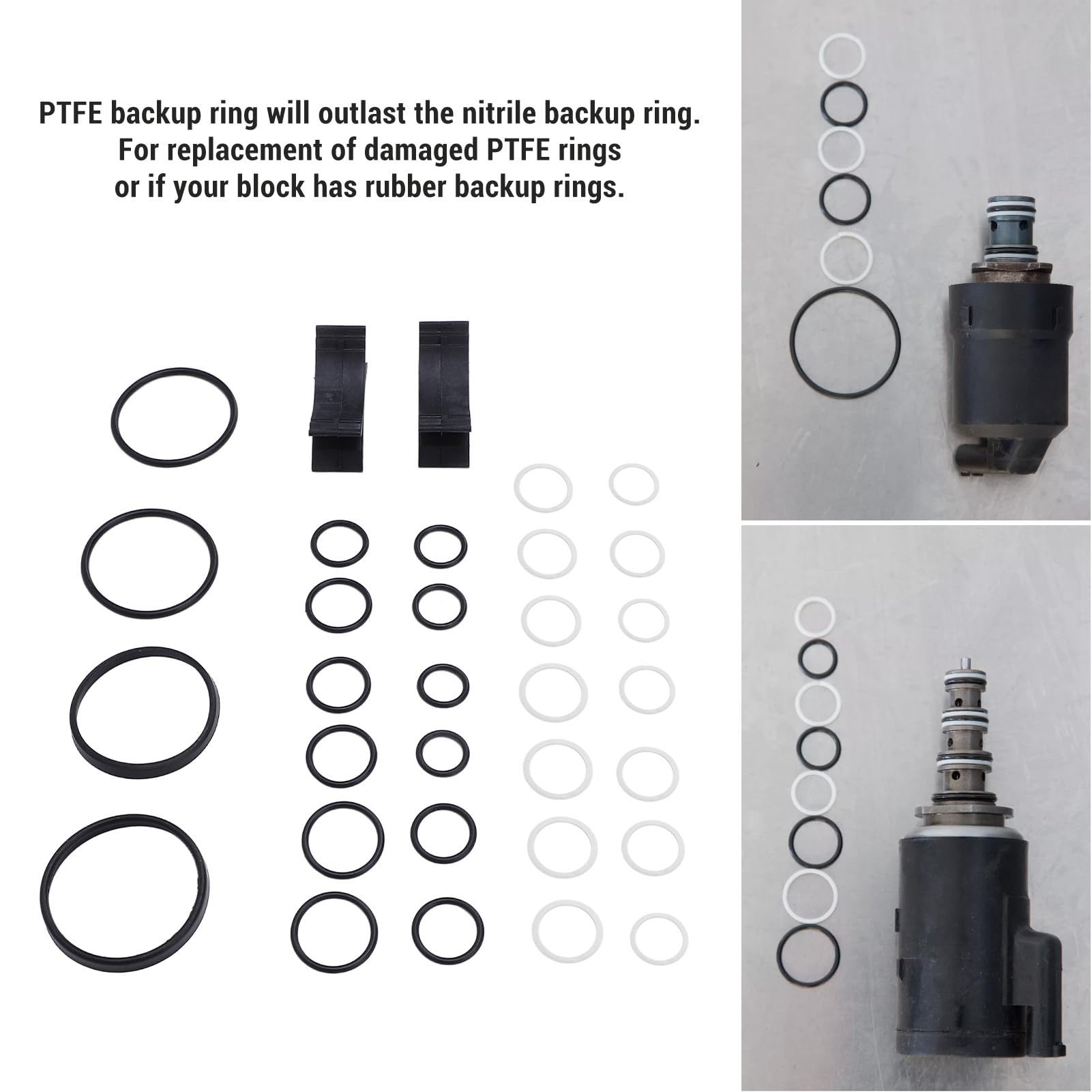 Kit Reconstruction Joints Soupape ABC 32PCS PTFE - Compatible CL55 AMG, S55 AMG, SL500 Et Modèles Mercedes 2000-2006
