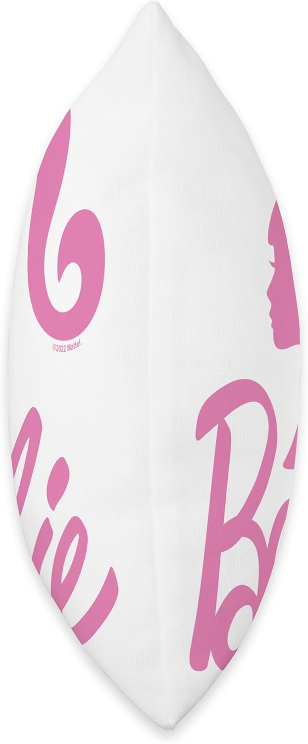 Barbie - Pink Logo Throw Pillow