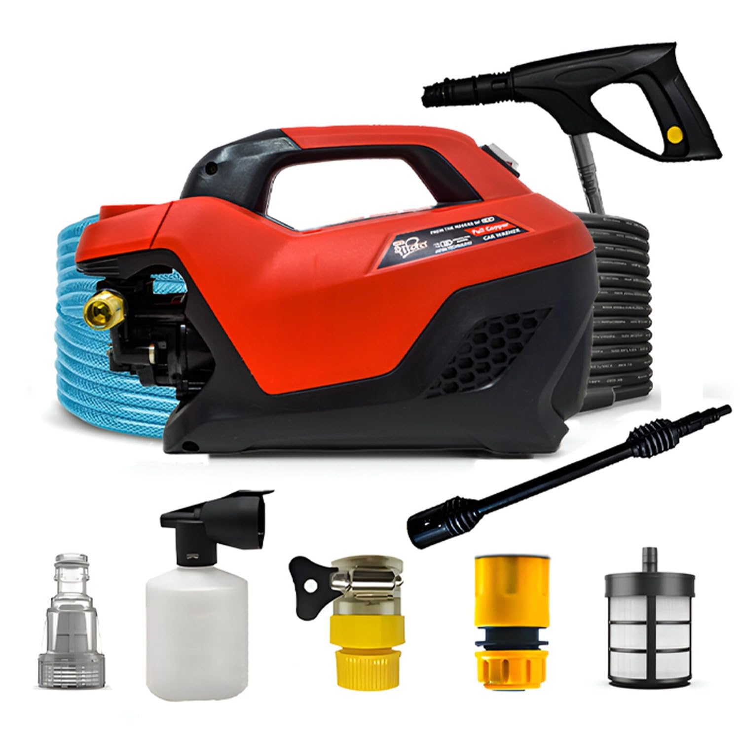 HPD Shakti High Pressure Electric Car Washer 2400W with Latest Motor Design, Japanese Gun, 8 Meter Heavy Steel Pipe | Full Copper Induction Motor | Gun Extension Rod with Soap Bottle (No Heating) (B0D33L88TF) Amazon Price History, Amazon Price Tracker