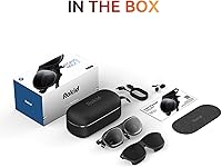 Vista 8 de Rokid Max 2 gafas AR plateadas, pantalla micro-OLED de 215", FOV de 50°, brillo de 600 liendres