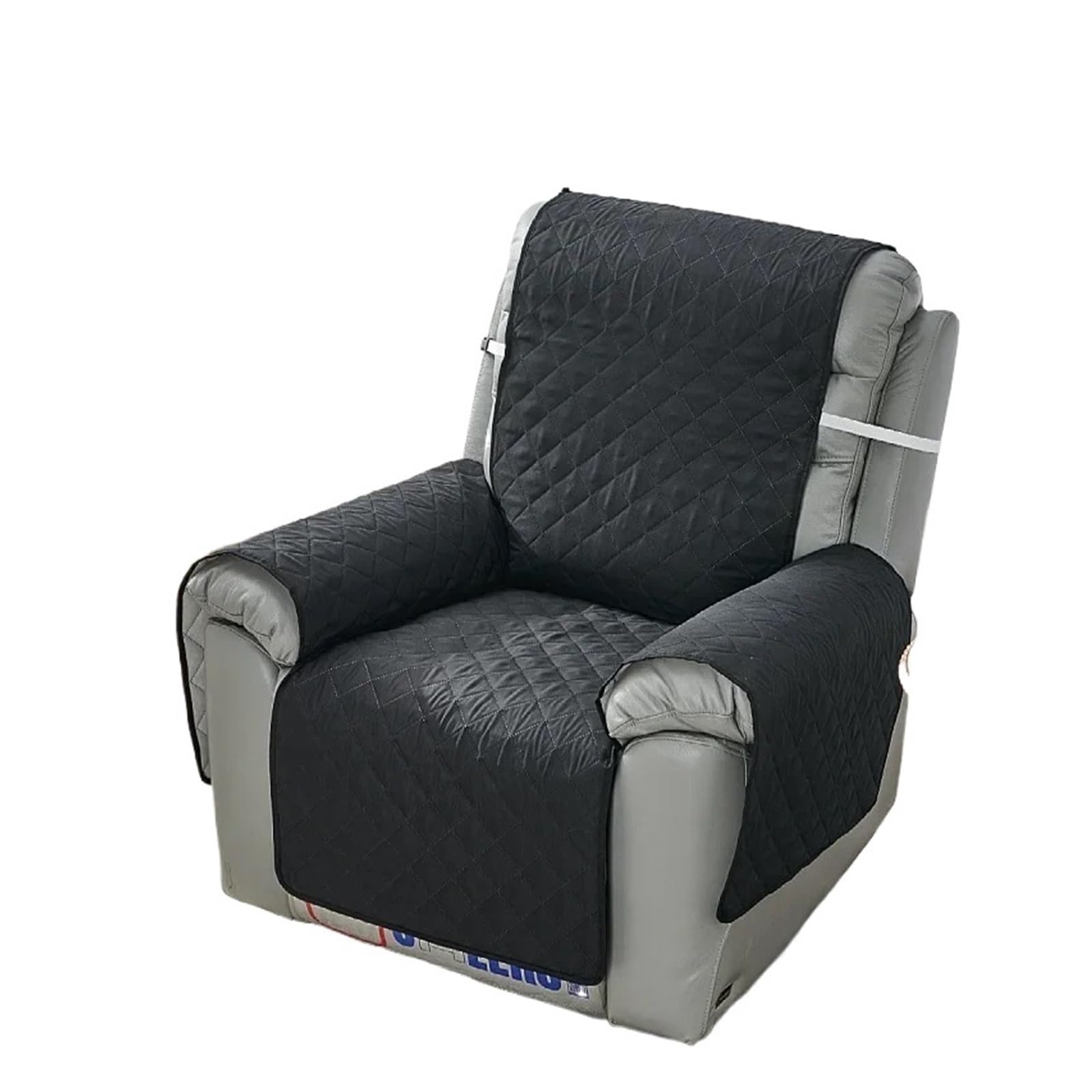 HYFEUOKF Funda de sofá reclinable acolchada en color gris