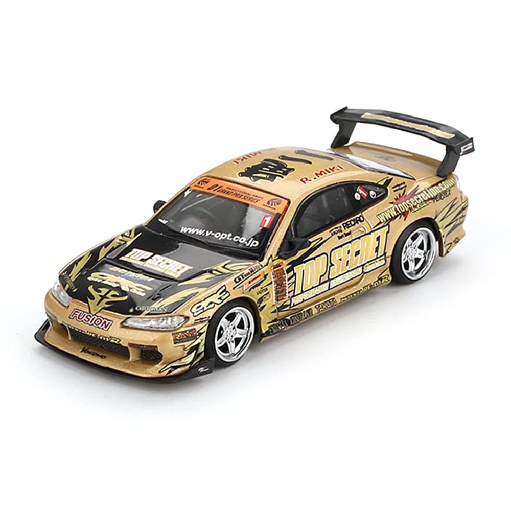 Diecast Model Car Compatible with Mini GT 1:64 Nissan Silvia (S15