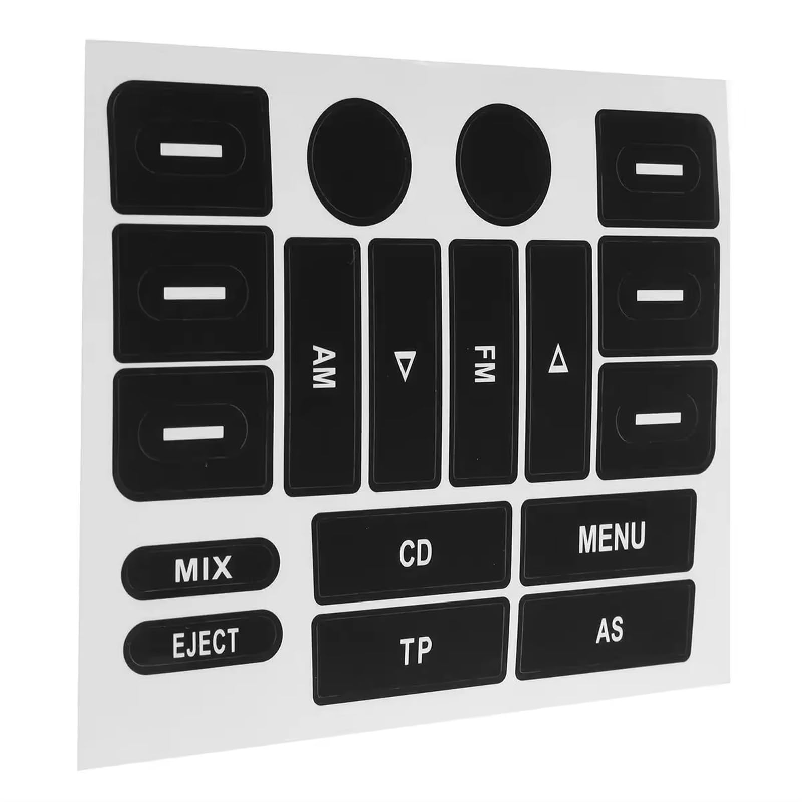 Dash Button Sticker Compatible with VW for Golf MK5 for Passat Car Stickers Car Interior for Radio Button Repair Decals Stickers Accessories