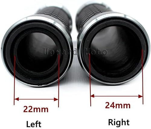 Miniatura 2 de RESKIO Motorcycle Handlebar for Yamaha FZ6 FZ6S FZ 6 Motorcycle Accessories 78" 22mm Handlebar Grips Handle Grip Protector Handle Bar Motorbike