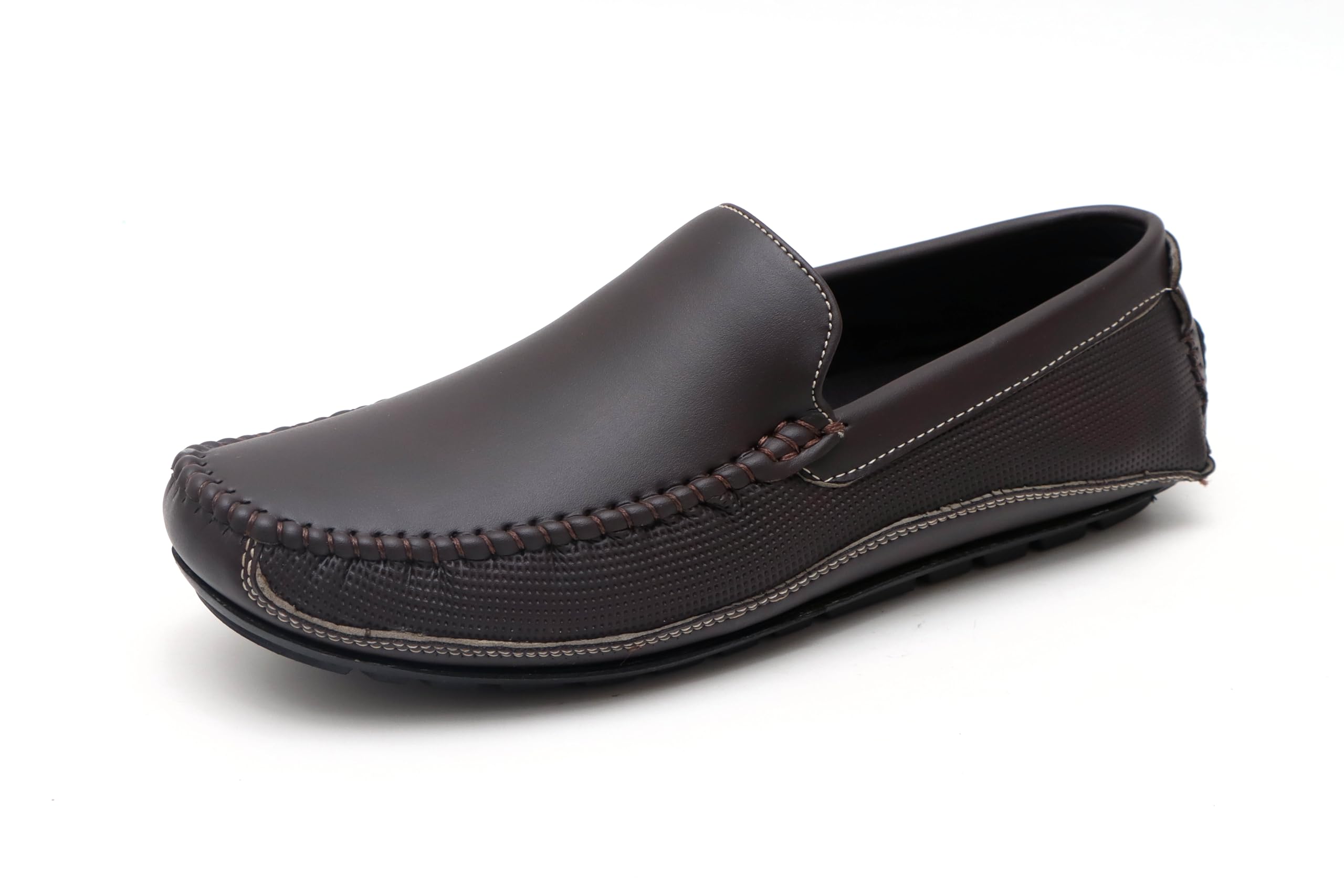 NAAL Brown Faux Leather Stylish Loafer Shoes for Men - 9 UK (B0DCVS7RL6) Amazon Price History, Amazon Price Tracker