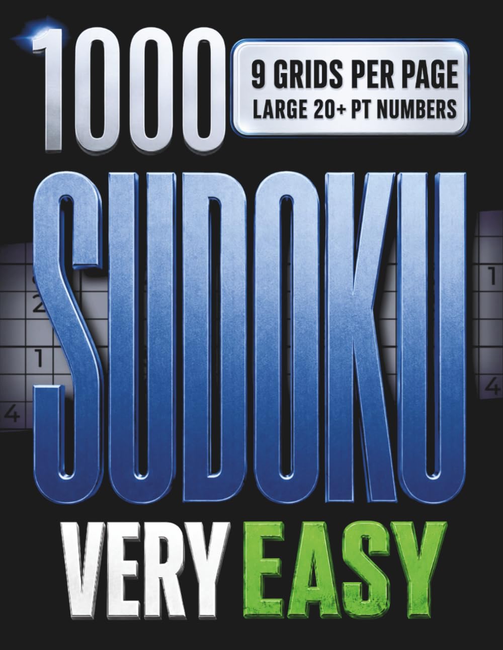 1000 SUDOKU: Vol. 1: Very Easy Large Print Puzzle Book for Adults & Seniors – 1000 Big Font Games with Full Solutions (1000 Large Print Sudoku Puzzles)