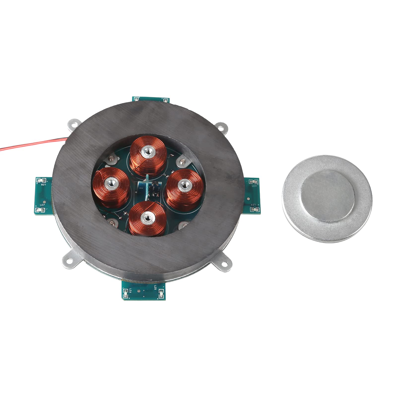 ToysWeltX Levitation magnétique Under-stacked - Module de suspension magnétique à suspendre avec lumière - 500 g