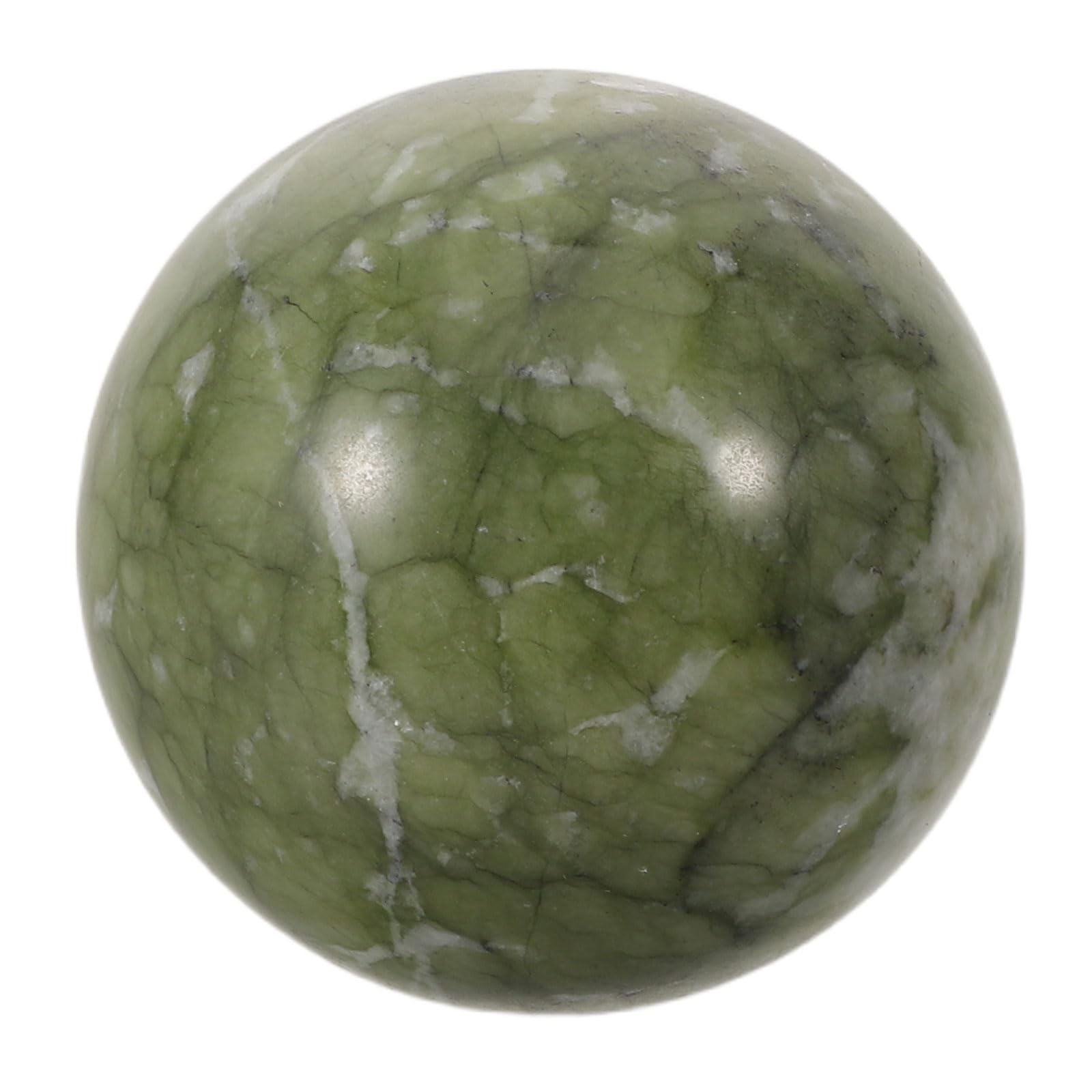 Boule de cristal de jade pour rituel Feng Shui au bureau et décoration de salon zen