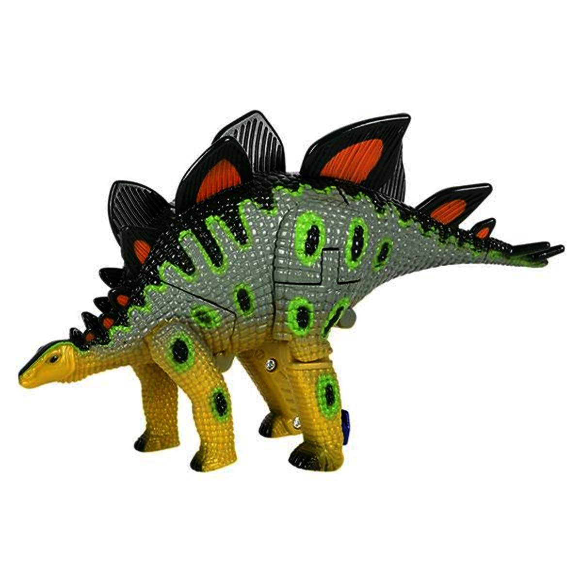 Forest & Twelfth 4" Kids Stegosaurus Animal Toy Small, Transforming Action Figure - Changes from a Detailed Toy to Unique Robot in Seconds - Great Gift for Both Girls and Boys (4" Stegosaurus)