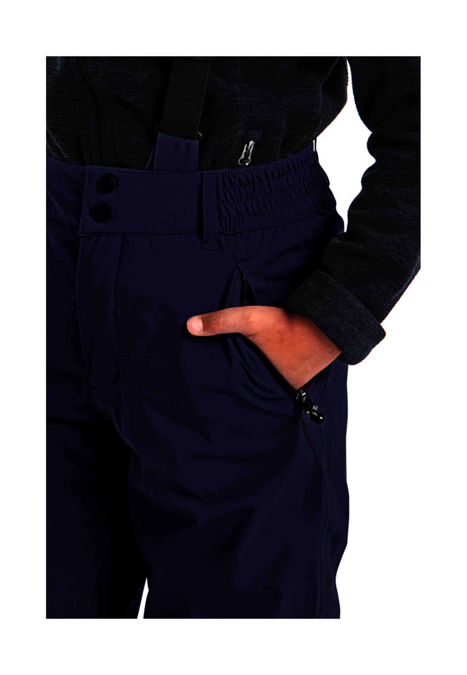 Killtec Jungen Skihose Funktionshose mit abzippbarem Latz, Schneefang und Kantenschutz Gauror Jr wasserdicht, atmungsaktiv