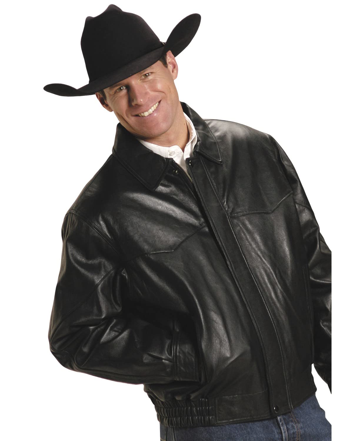 ROPER Men's Lamb Touch Nappa Bomber Jacket - 02-097-0524-0516 Br