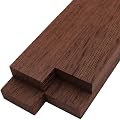 Wenge Lumber Boards - 3/4" x 2" (4 Pcs) (3/4" x 2" x 12")