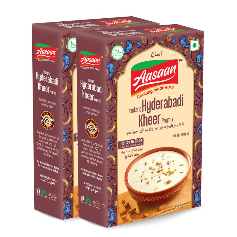 See full amazon price history chart for Aasaan Kheer Premix 200gms, Ready to Cook Kheer Mix, Instant Hyderabadi Kheer Premix, Indian Sweets Kheer Ready Mix Vegetarian Dessert , Kheer Instant Mix 200G, Indian Rice Pudding Premix (Pack of 2) Aasaan Kheer Premix 200gms, Ready to Cook Kheer Mix, Instant Hyderabadi Kheer Premix, Indian Sweets Kheer Ready Mix Vegetarian Dessert , Kheer Instant Mix 200G, Indian Rice Pudding Premix (Pack of 2) (B0BY3CHBLM) Amazon Price History, Amazon Price Tracker