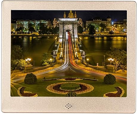 YL Master Digitaler Bilderrahmen Zoll IPS Display FAr Elektronischer Fotorahmen Mit Uhr Kalender Funktion Auto Off FernbedienungGold YL Master Digitaler Bilderrahmen Zoll IPS Display FAr Elektronischer Fotorahmen Mit Uhr Kalender Funktion Auto Off FernbedienungGold