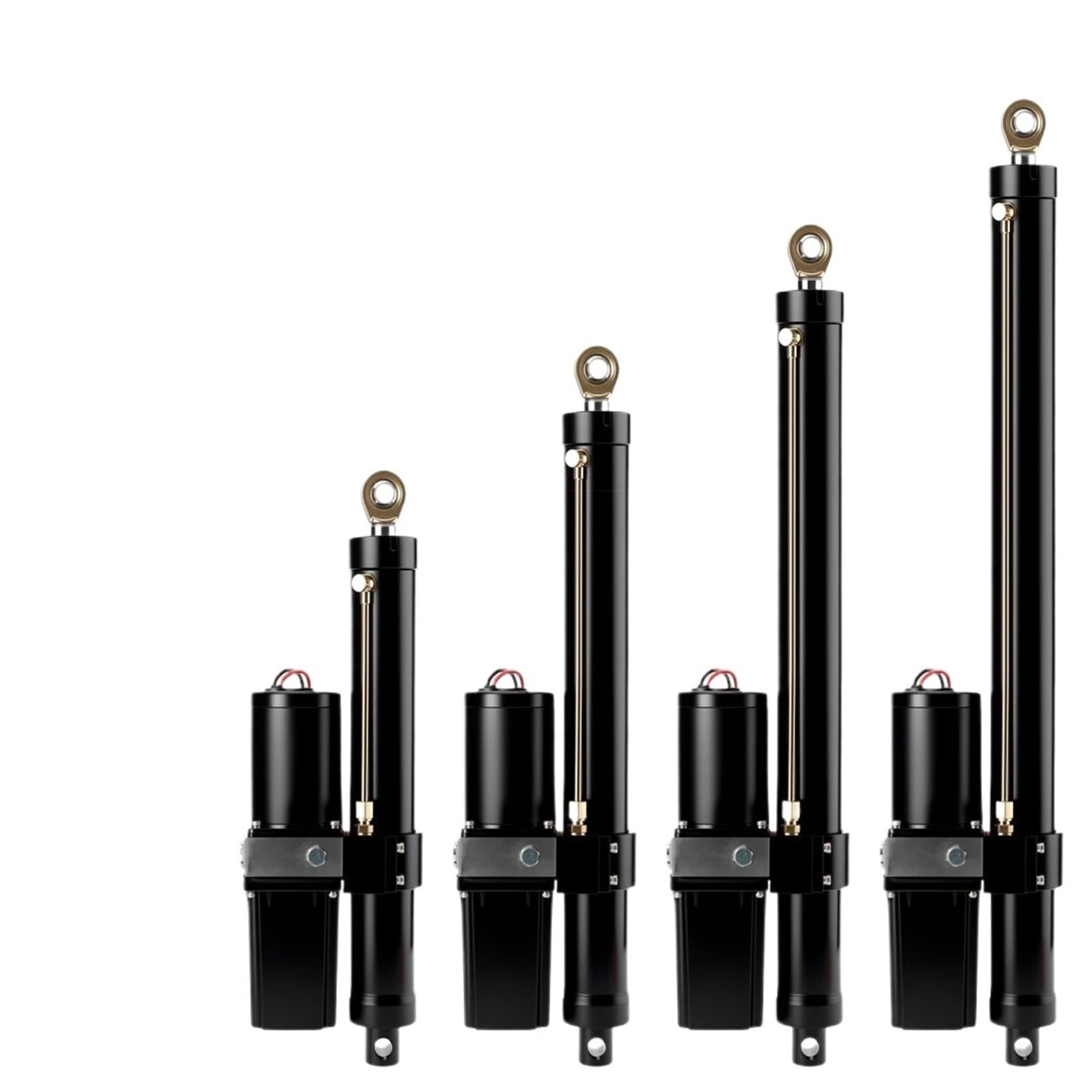 Compatible for HAKIWO 18000N Linear Actuator 12V 24V Hydraulic Cylinder, 50mm‑800mm Stroke for Industrial Mechanical(Stroke 600mm,12V)