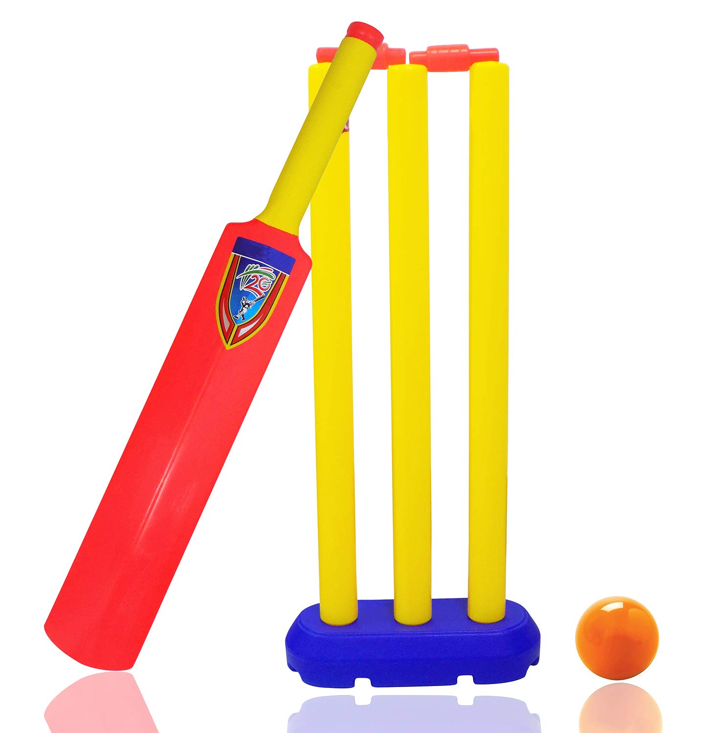 Majik Cricket Kit Combo Set for Kids with 3 Stumps with Bat and Ball| Cricket kit for Kids Cricket Set of 3 to 5 Year Boys Playing Outdoor and Indoor Sports Game Toy (B07X9ZTH4Y) Amazon Price History, Amazon Price Tracker