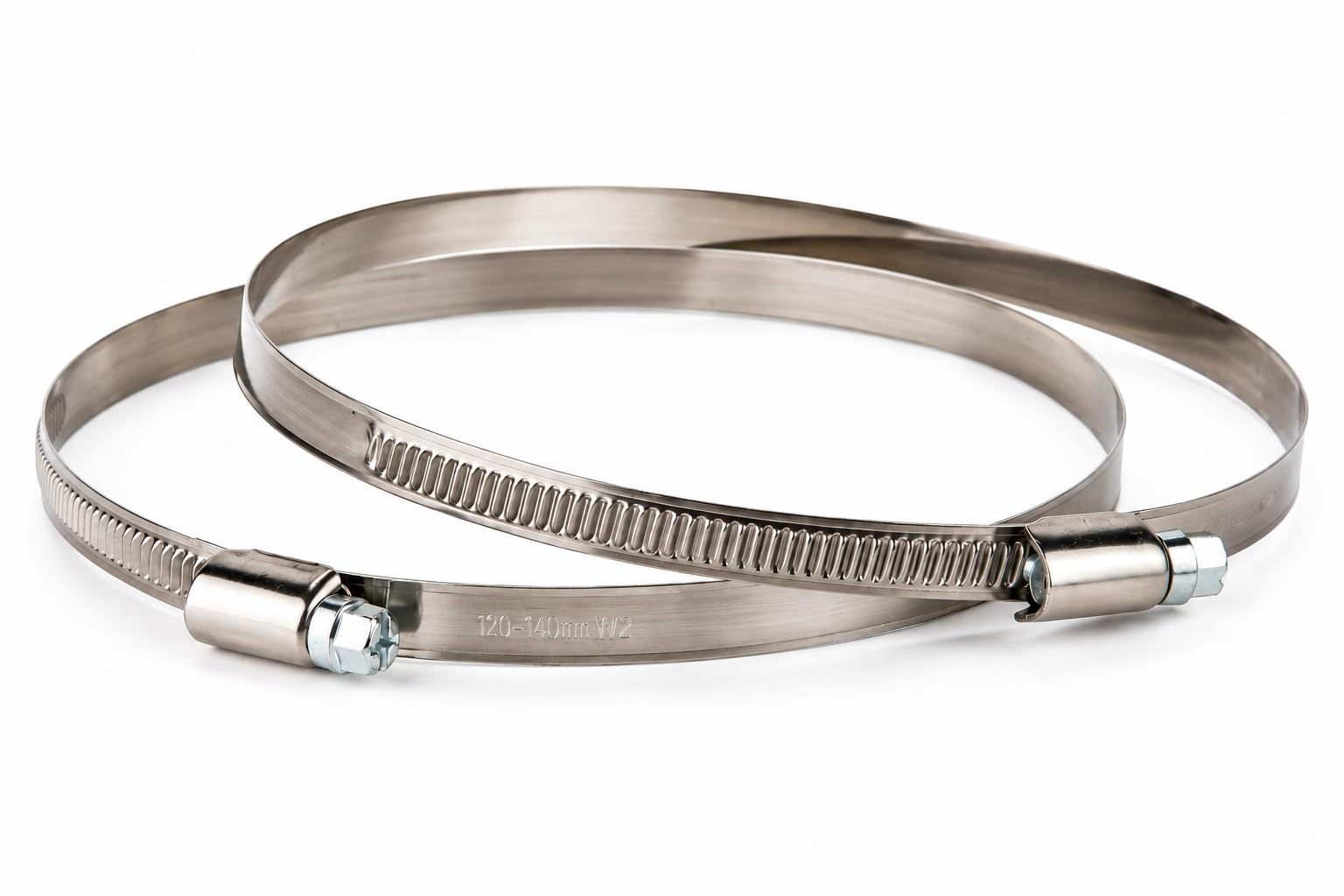 Stainless Steel Hose Clamps - 4 Pack -14