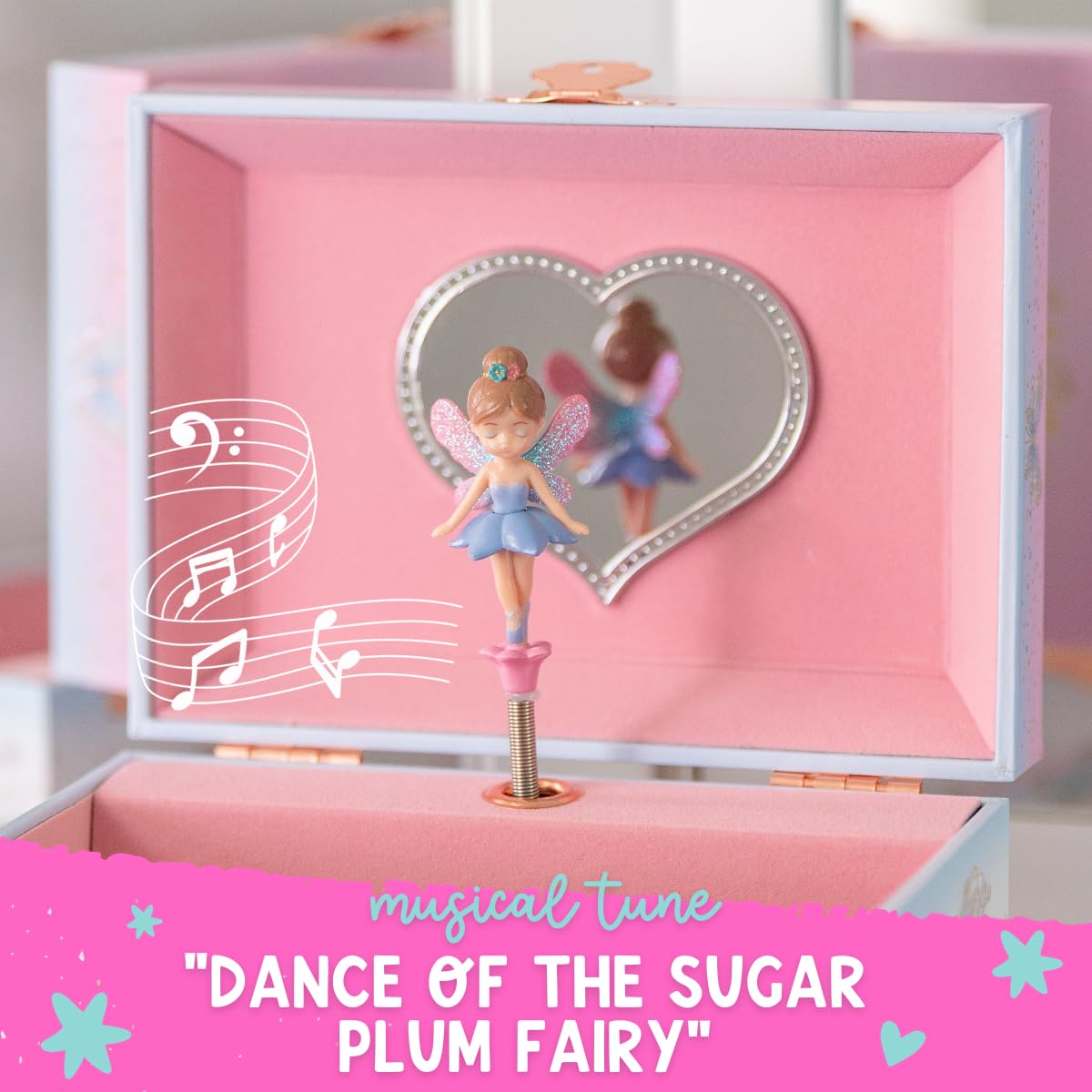 Amazon | ミュージカルフェアリージュエリーボックス 女の子用 – 子供