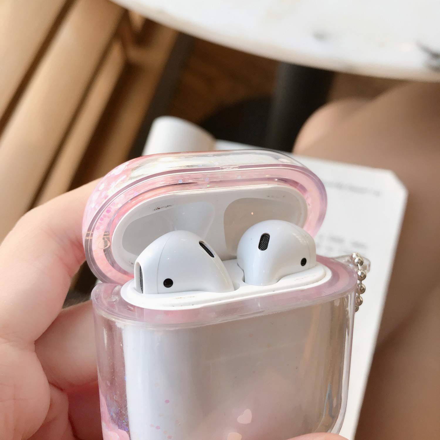 【お取引決定済⠀】透明イヤホンケース Amazon.co.jp: Auangao For Airpods 1/2 / pro透明クリスタル