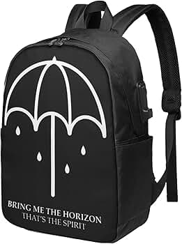 Bring Me The Horizon バックパック BMTH Rocksax BMTH Unisex Backpack - Adjustable Straps - Walmart.com