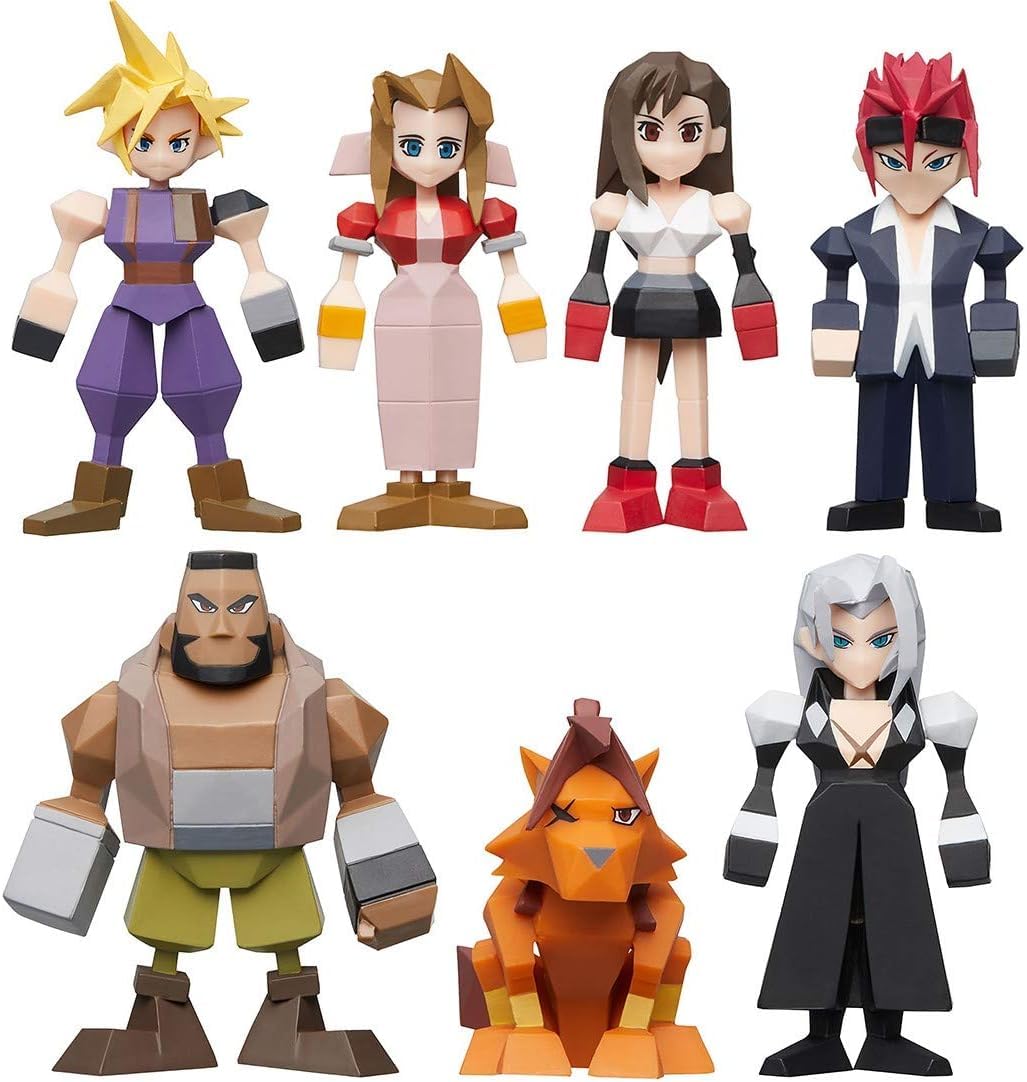 ゲームキャラクター FINAL FANTASY VII PLAY ARTS Vol.1 FINAL FANTASY VII Polygon Figure Vol. 1 (display) : Amazon.com.br