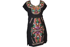 Authentic Mexican Embroidered Dress: A Touch of Mexican Heritage