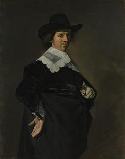 OMAiiiRTi Famous Art Posters Print Canvas Paining Paulus Verschuur by Frans Hals Artwork Oil Painting for Home Decor 60x90cm