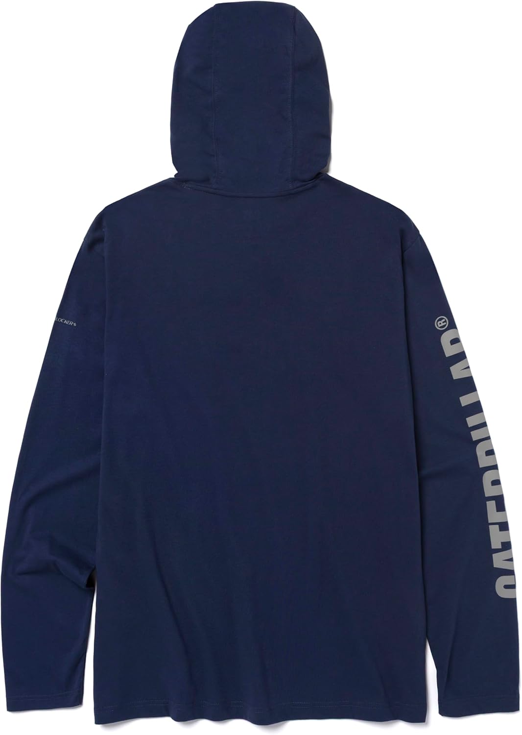 CAT mens Upf Hooded Banner Long Sleeve Shirts With Upf 50 Protection, Moisture Control and Cat Logo on Sleeve - Image 2