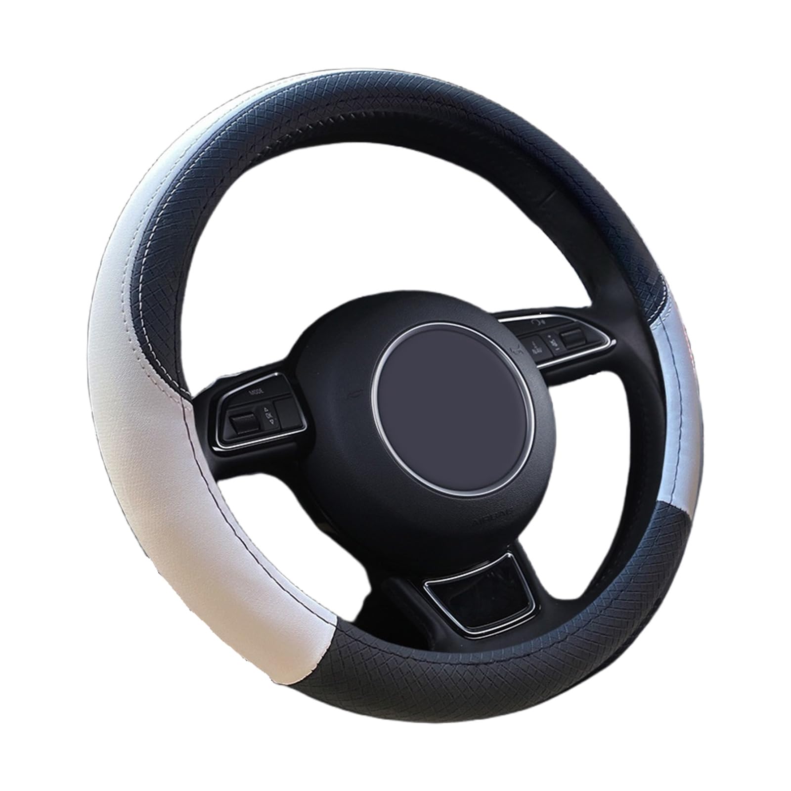 YROHGKPN Universally Nonslip Steering Wheel Cover Protector Soft PU