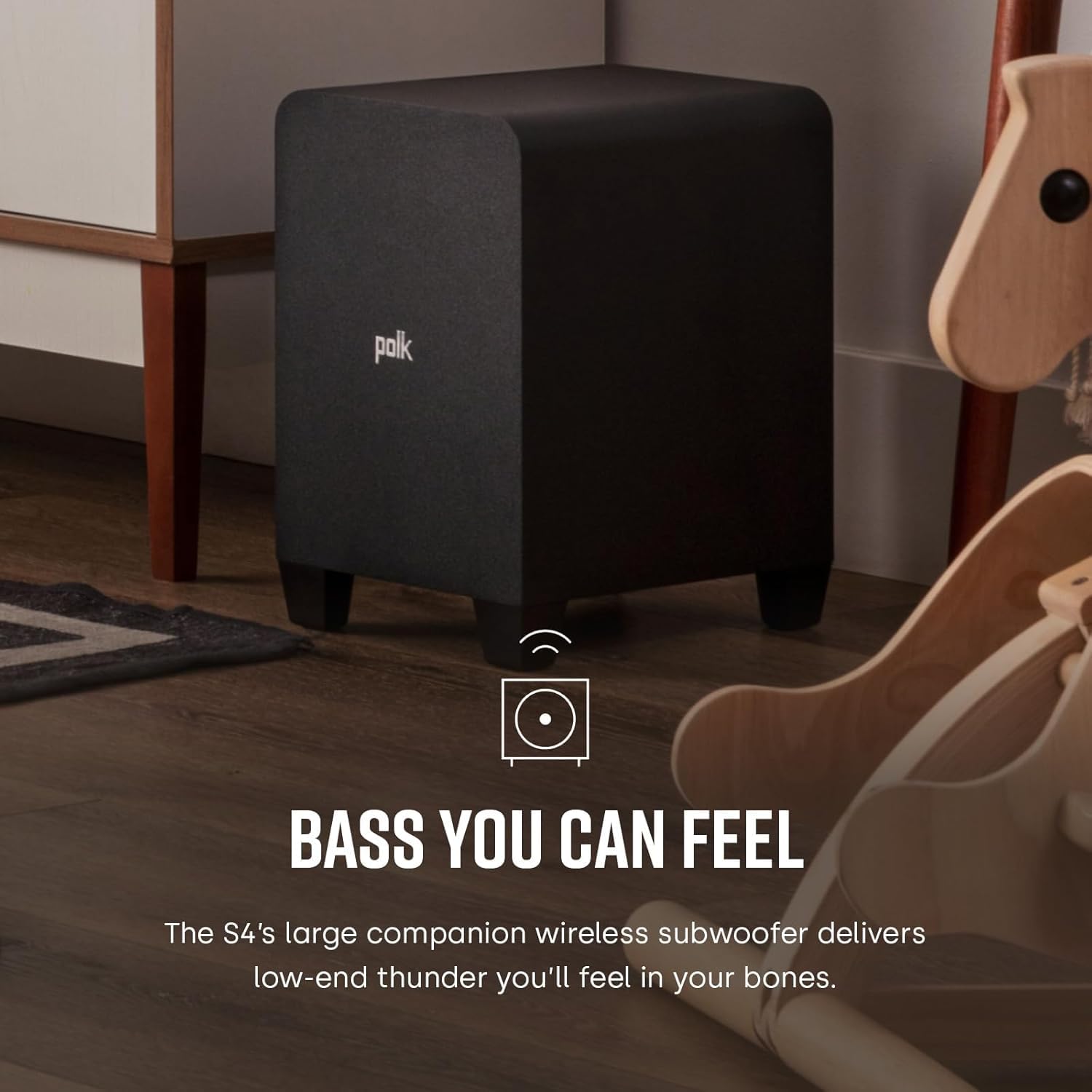 Polk Audio Signa S4 Dolby Atmos 3D Sound Bar System with 5.9" Wireless Sub — Amazon image 5