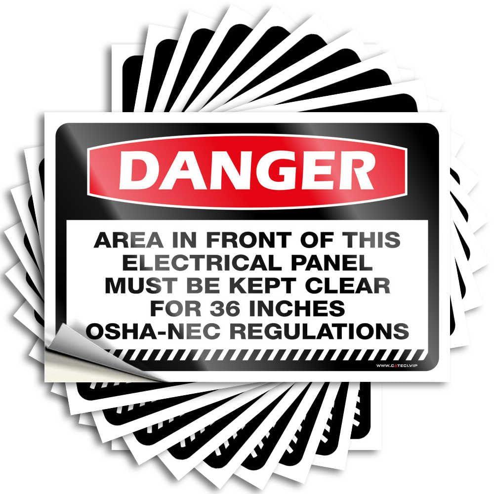 Danger Do Not Enter Confined Space Without Attendant and Rescue Equipment Cheap Cool Wall Decor - Decals Case Removable Vinyl Decal(12X18CM)