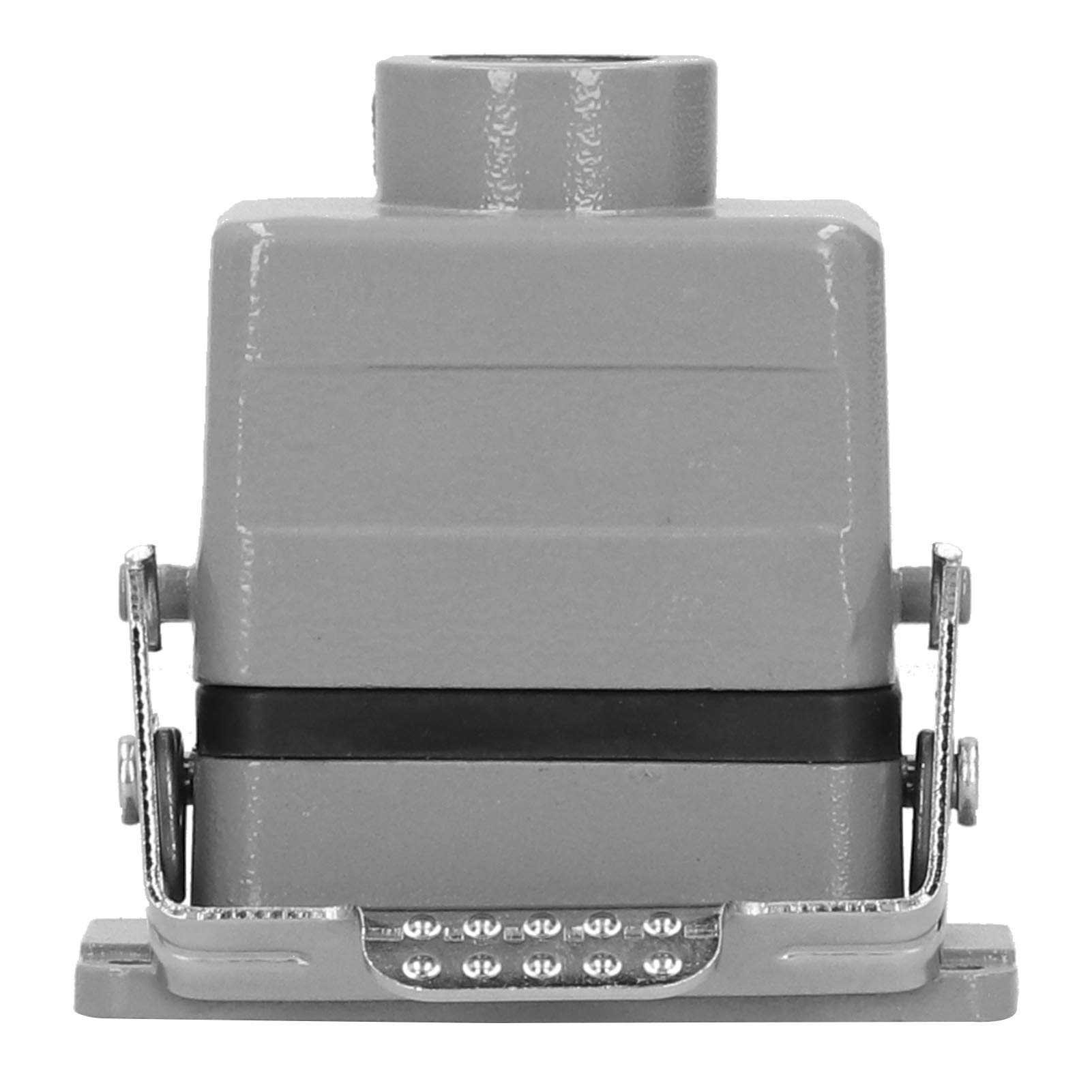 Connecteur Industriel 6 Pins Aéronautique Robuste - Étanché Laiton Argenté, 16A 500V, Pour Automatisation Et Machines