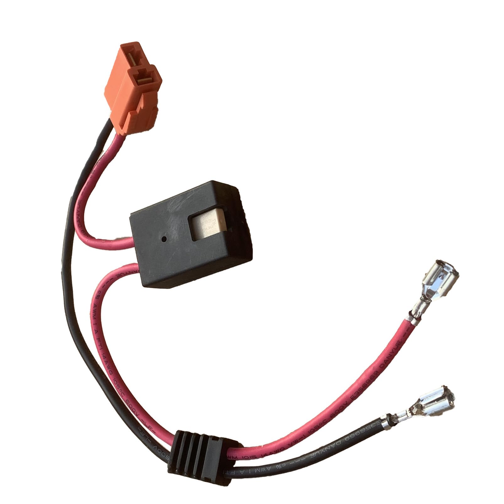 Harnais Batterie 6V/12V Pour Jouet Enfant – Fusible 13A/17A Remplaçable – Connecteur Carré Rouge – Sécurité électrique