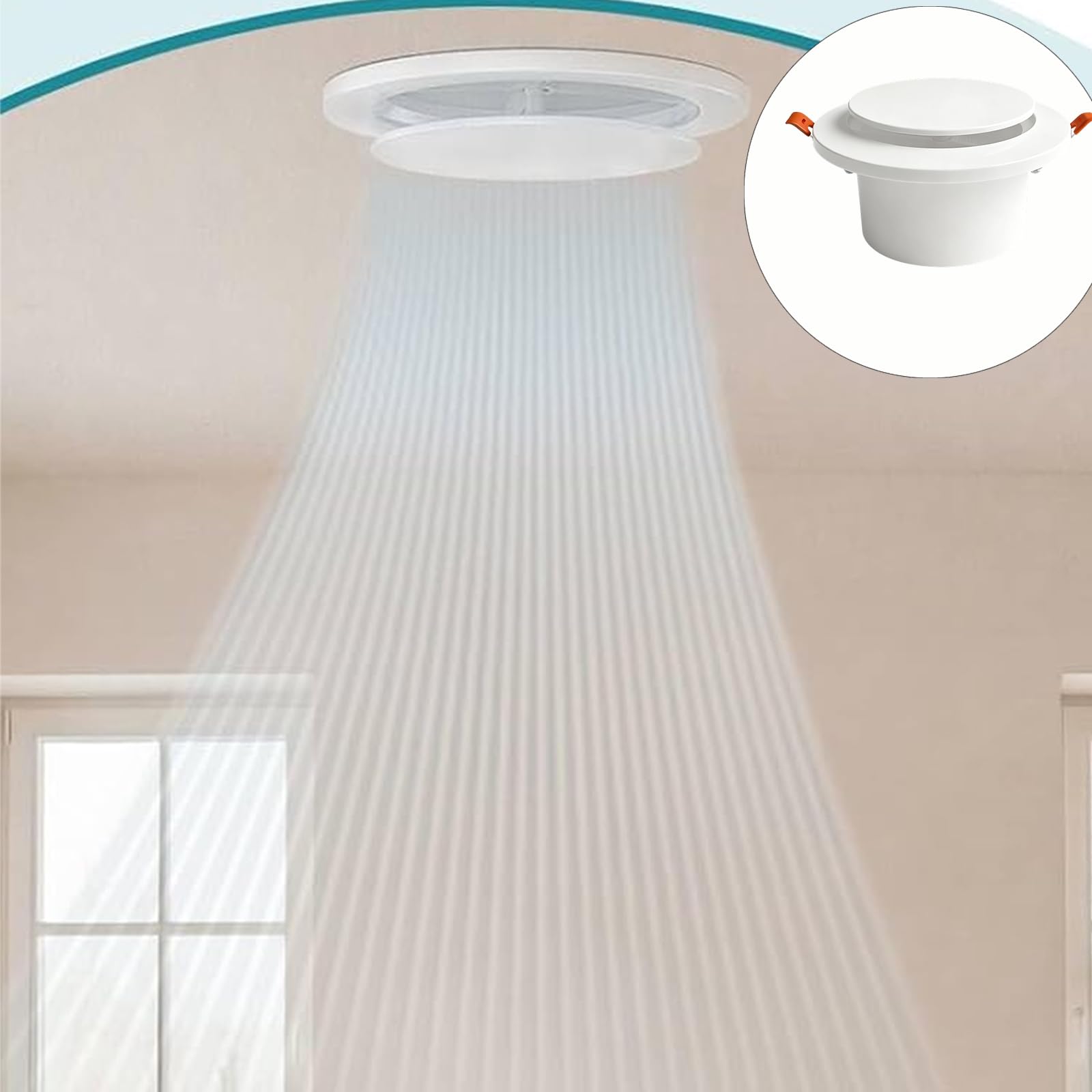 Copertura Ventilazione Multiuso con Chiusura Griglia a Flusso Forte per Uso Commerciale residenziale Griglia Ventilazione HVAC Dimensioni Standard