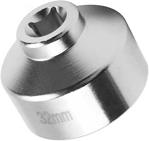 Llave de filtro de aceite de perfil bajo de 1  de pulgada para motores GM Ecotec de 2.2 L, enchufe de 6 puntos de 1.260 in, herramienta de