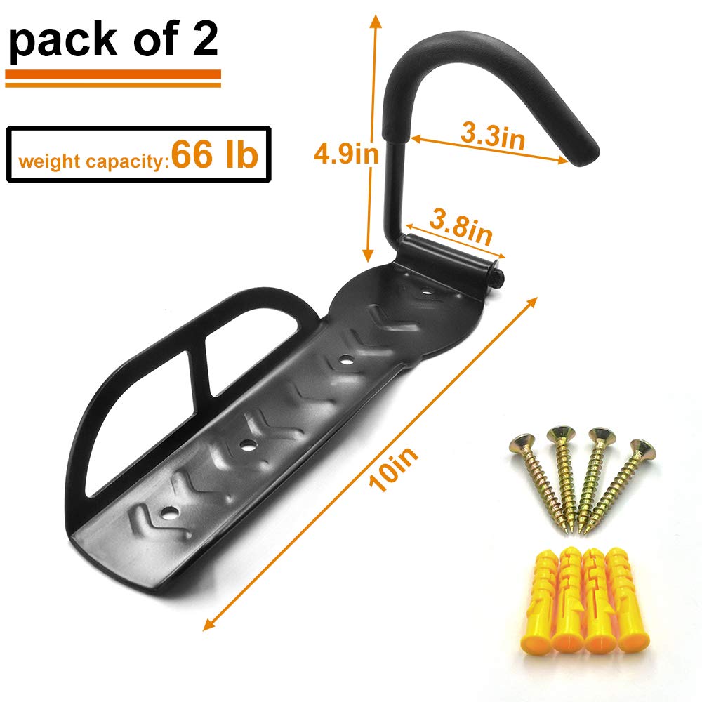 Gearhooks Garage Bike Vertical Storage Hook Strong Bicycle Parking Wall | Desertcart