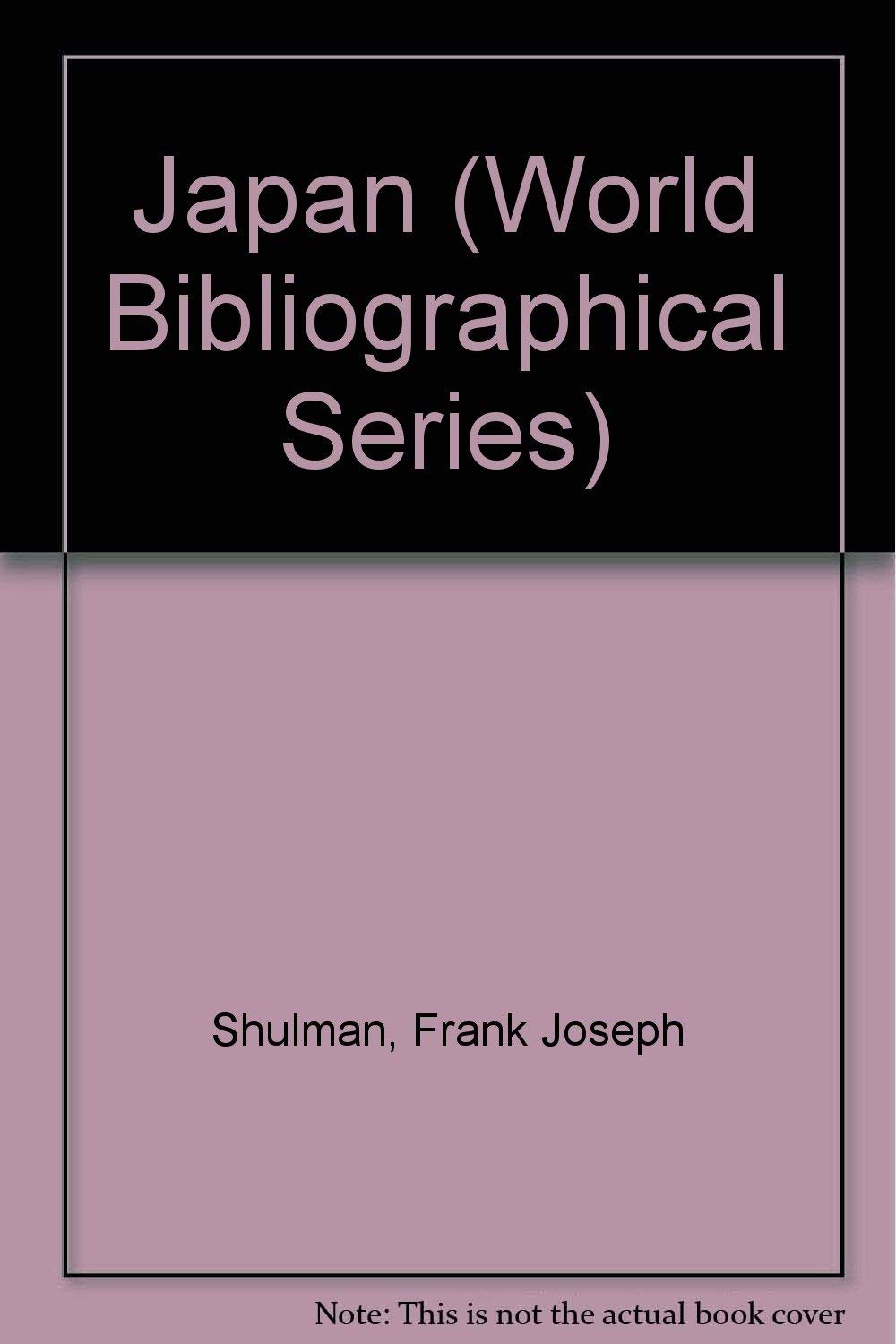 Buy Japan: Bibliography: 103 (World bibliographical series) — BookShops.in