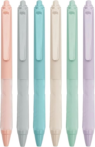 Miniatura 9 de Linbsunne Bolígrafos de punta media de 0039in con bolígrafo de agarre súper suave para hombres y mujeres paquete de 12