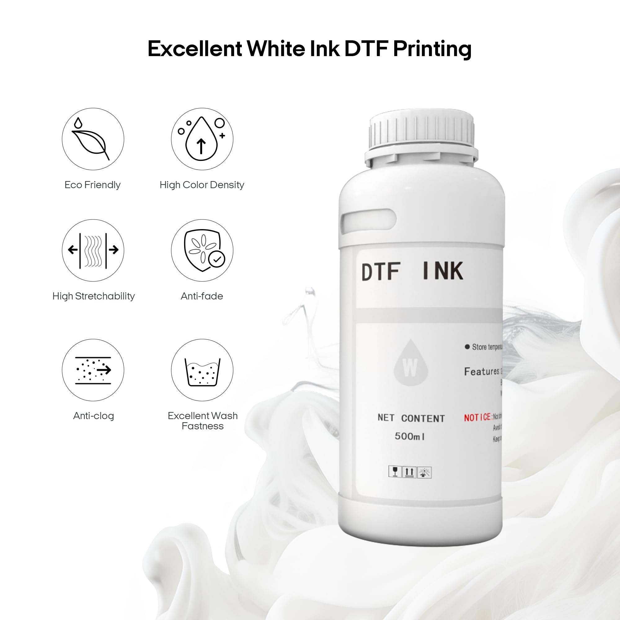 Procolored Direct to Transfer Film Ink (500ml White Ink)