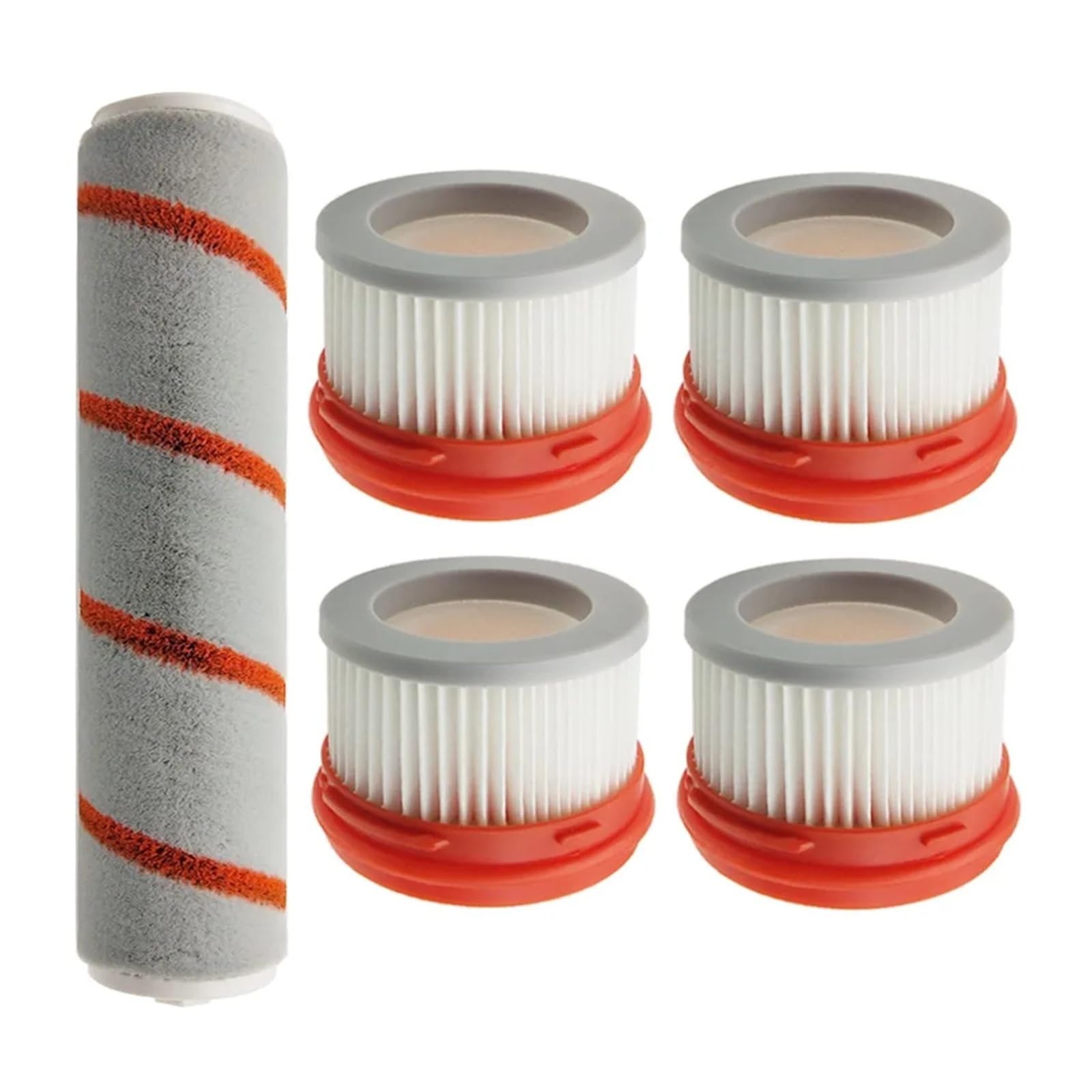 Staubsauger Weiche Bürstenrolle Filter Bürstenrolle | Kompatibel for Dreame, V8 V9 V9B V9D V9P XR V10 V11 Wireless Handheld(D (5Pcs))