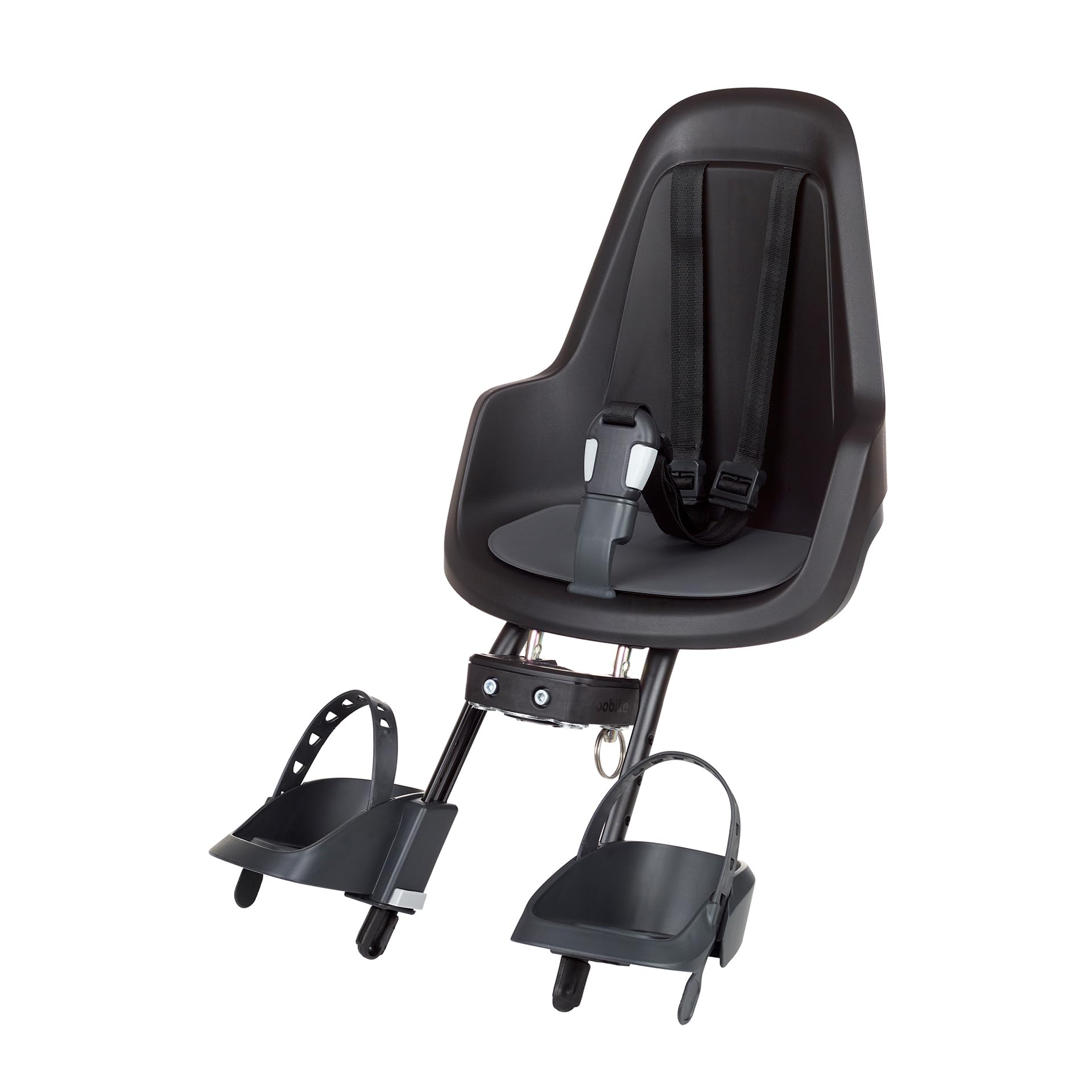 BOBIKE Go Mini Seggiolino Bici Anteriore per Bambini e Neonati per Tubo Sterzo – Sicuro, Regolabile, Confortevole e Elegante per Bambini da 9 Mesi a 3 Anni, Fino a 15kg